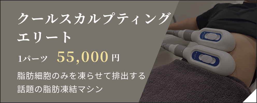 クールスカルプティングエリート 1パーツ55,000円